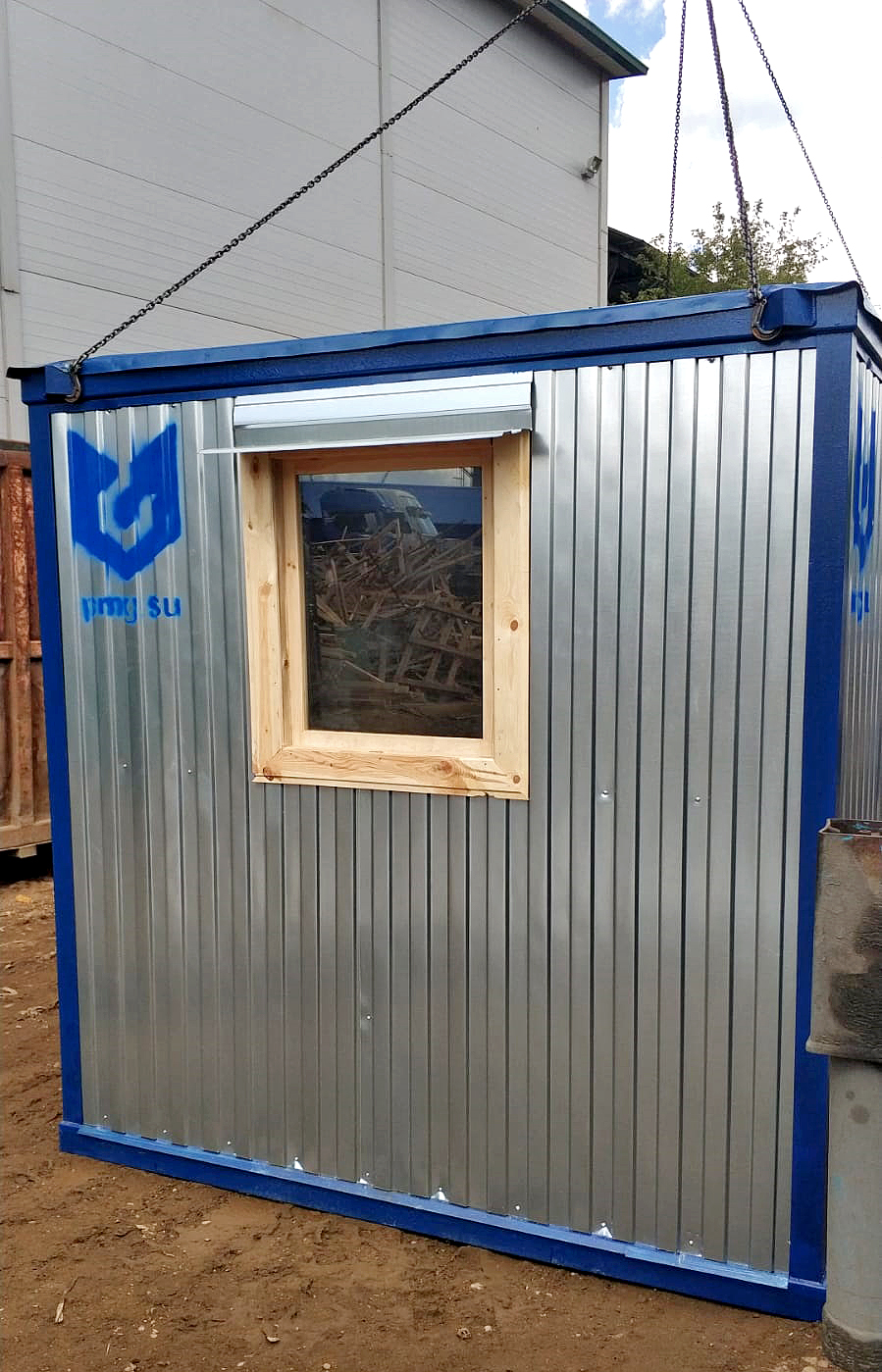 Бытовка из профнастила 2